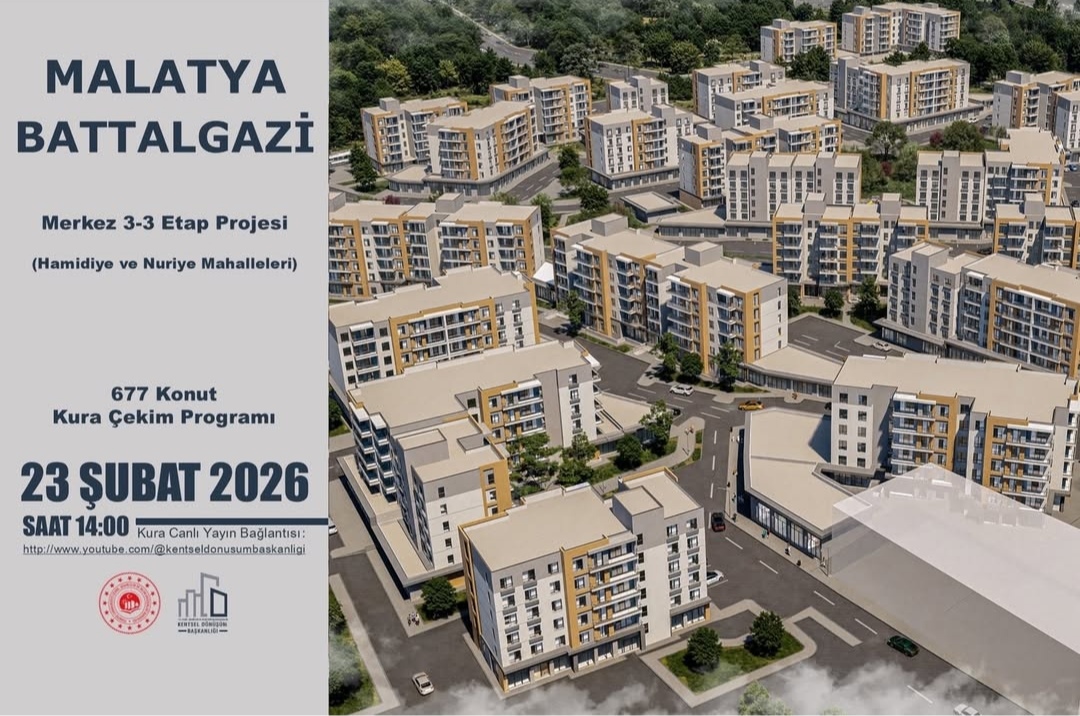 Battalgazi’de 677 Konut İçin Kura Heyecanı