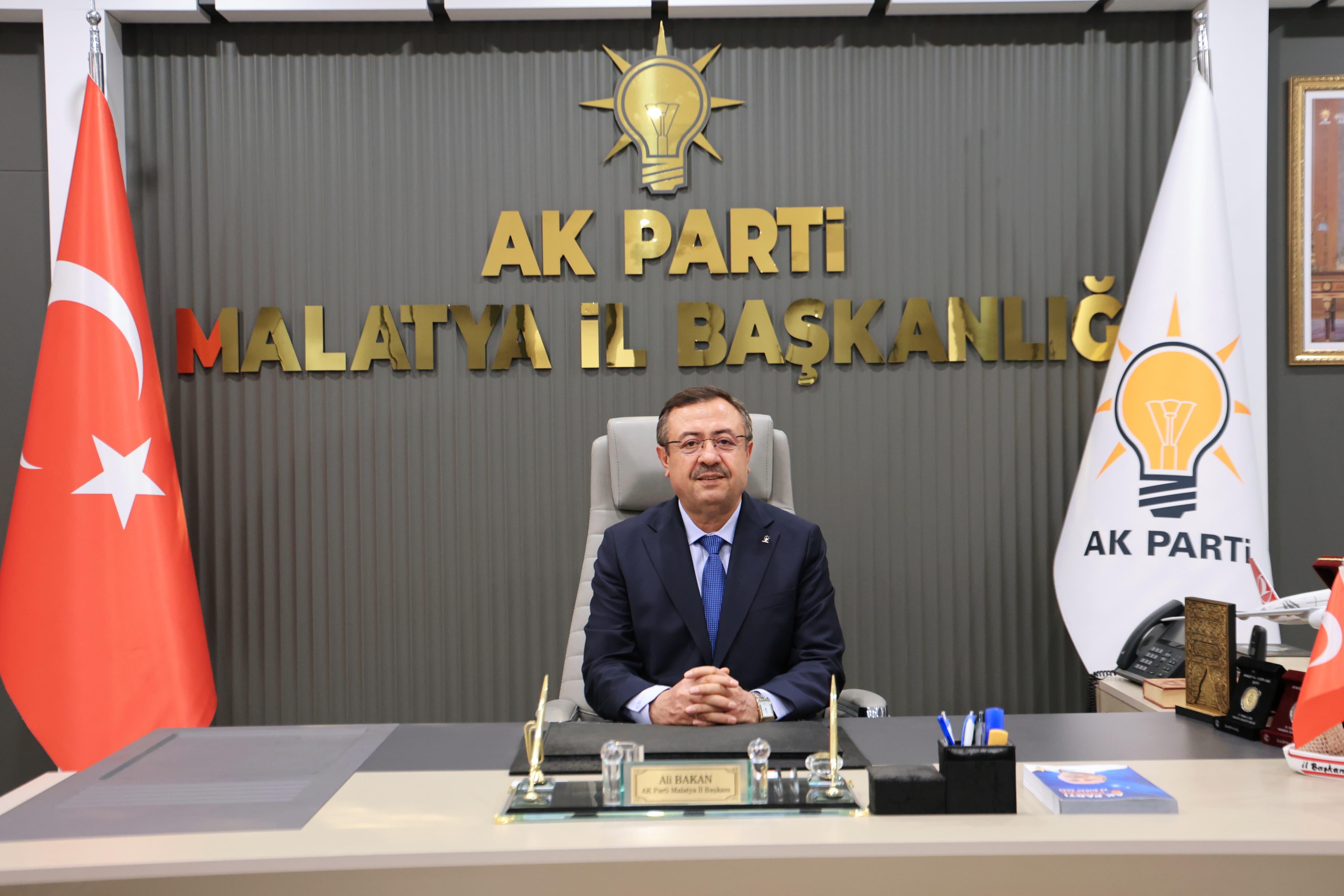 İl Başkanı Bakan’dan 19 Mayıs Mesajı