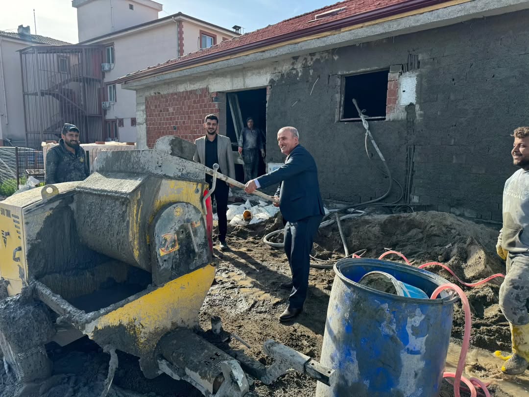 Kale Belediyesi'nin Gasilhane ve Morg inşaatı çalışmaları hızla ilerliyor.