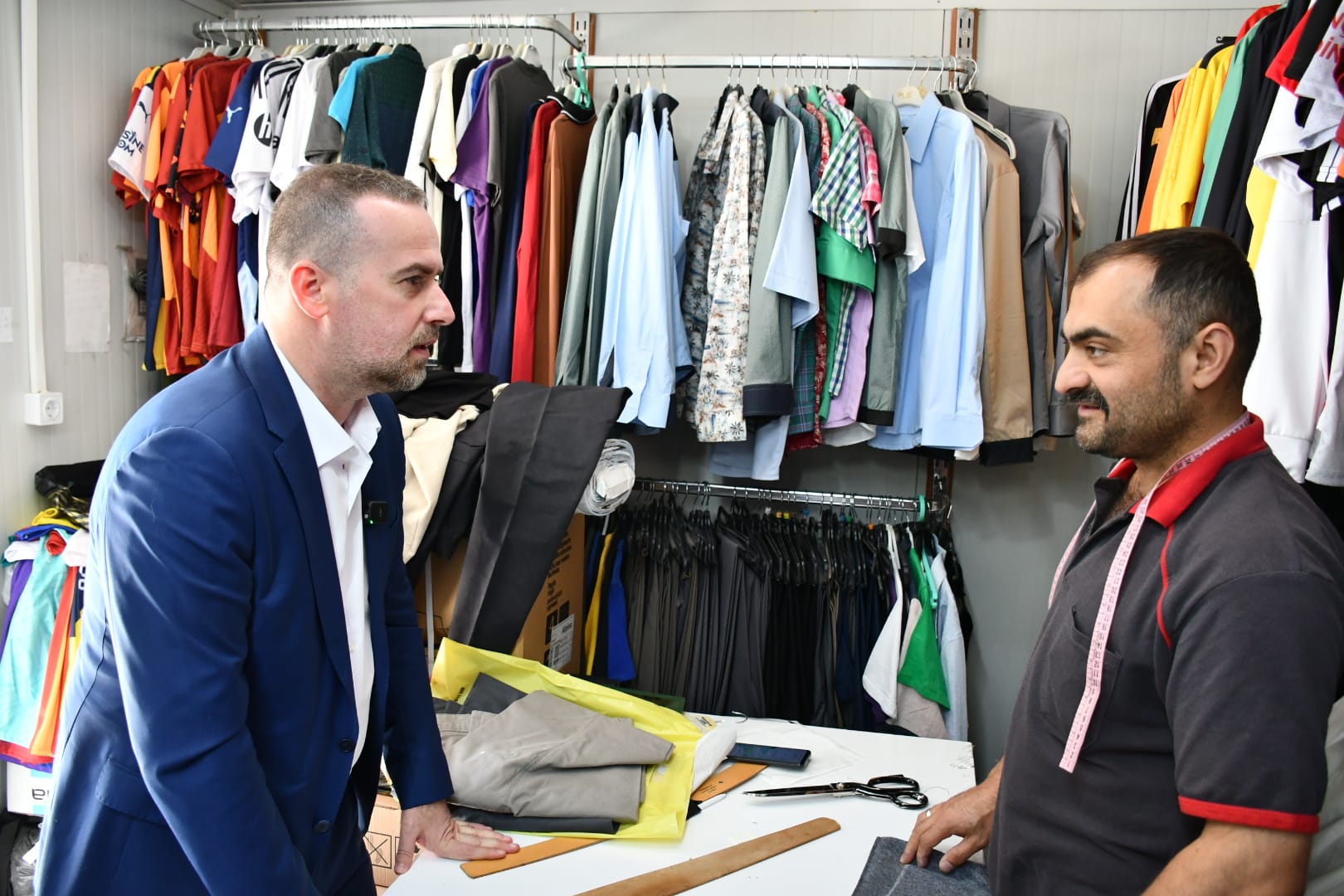Maginder Heyeti Doğanşehir’de Esnaf Ve Vatandaşlarla Buluştu