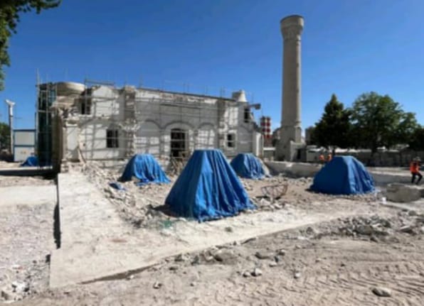 Malatya’nın sembol yapılarından Yeni Cami’deki restore çalışmalarına hız verildi Malatya’nın sembol yapılarından Yeni Cami’deki restore çalışmalarına hız verildi