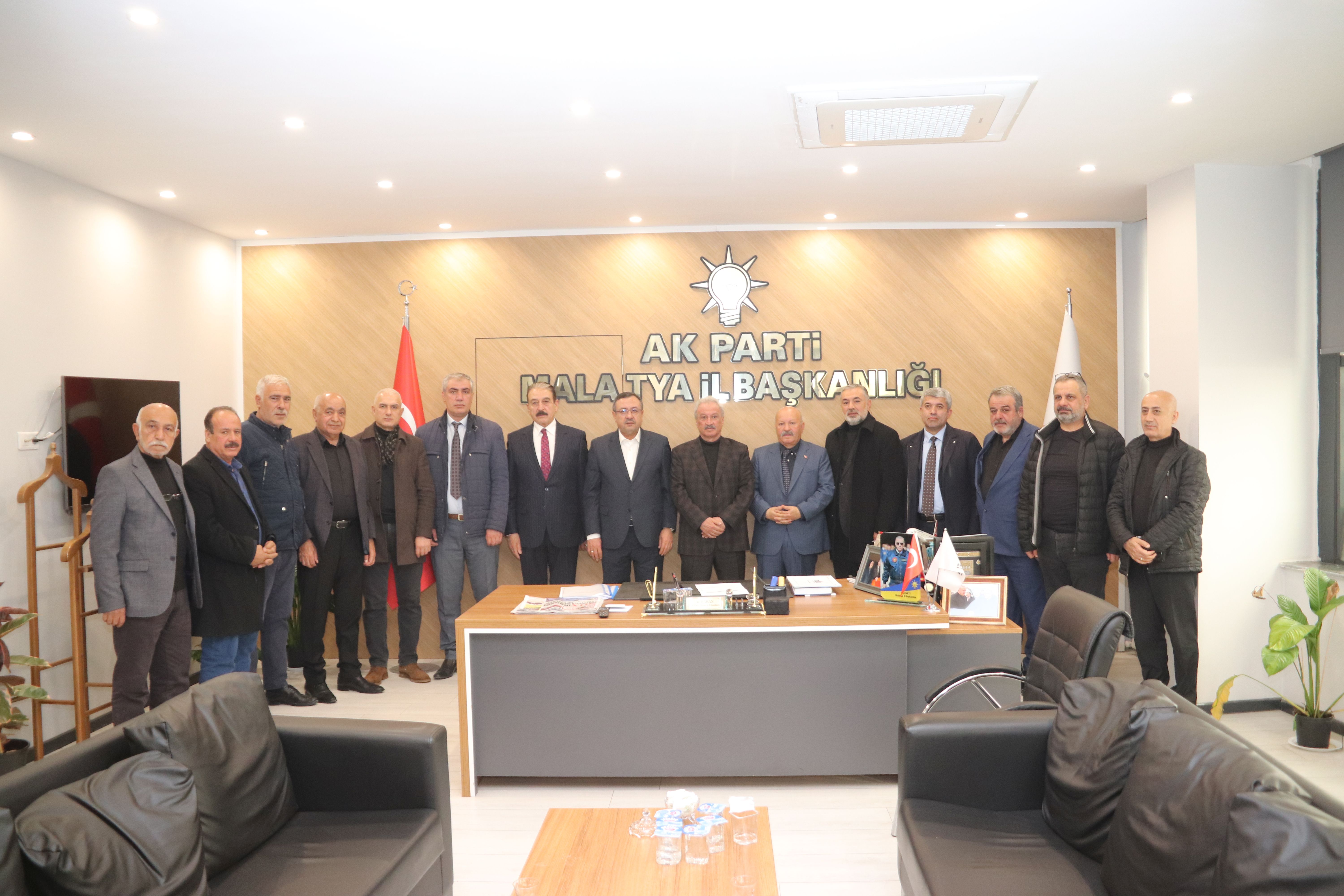 Oda Başkanlarından AK Parti İl Başkanı Ali Bakan’a Ziyaret
