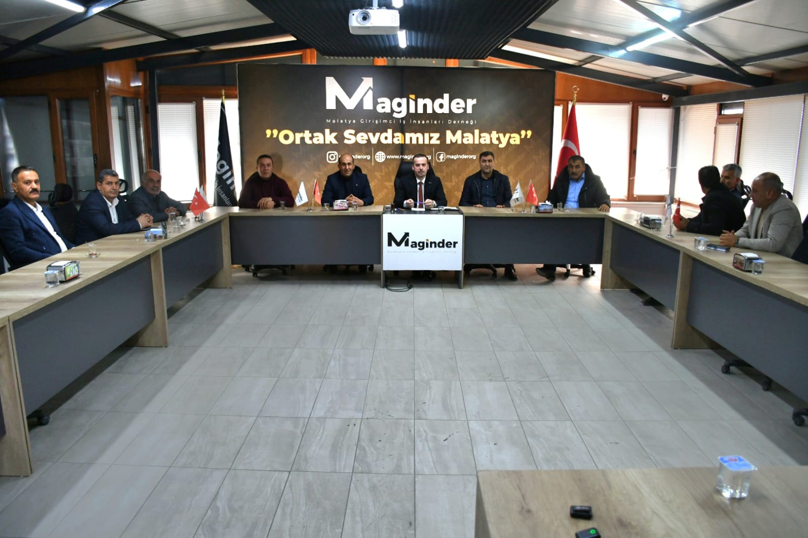 Yazıhan Muhtarları MAGİNDER’de İlçenin Sorunlarını Masaya Yatırdı