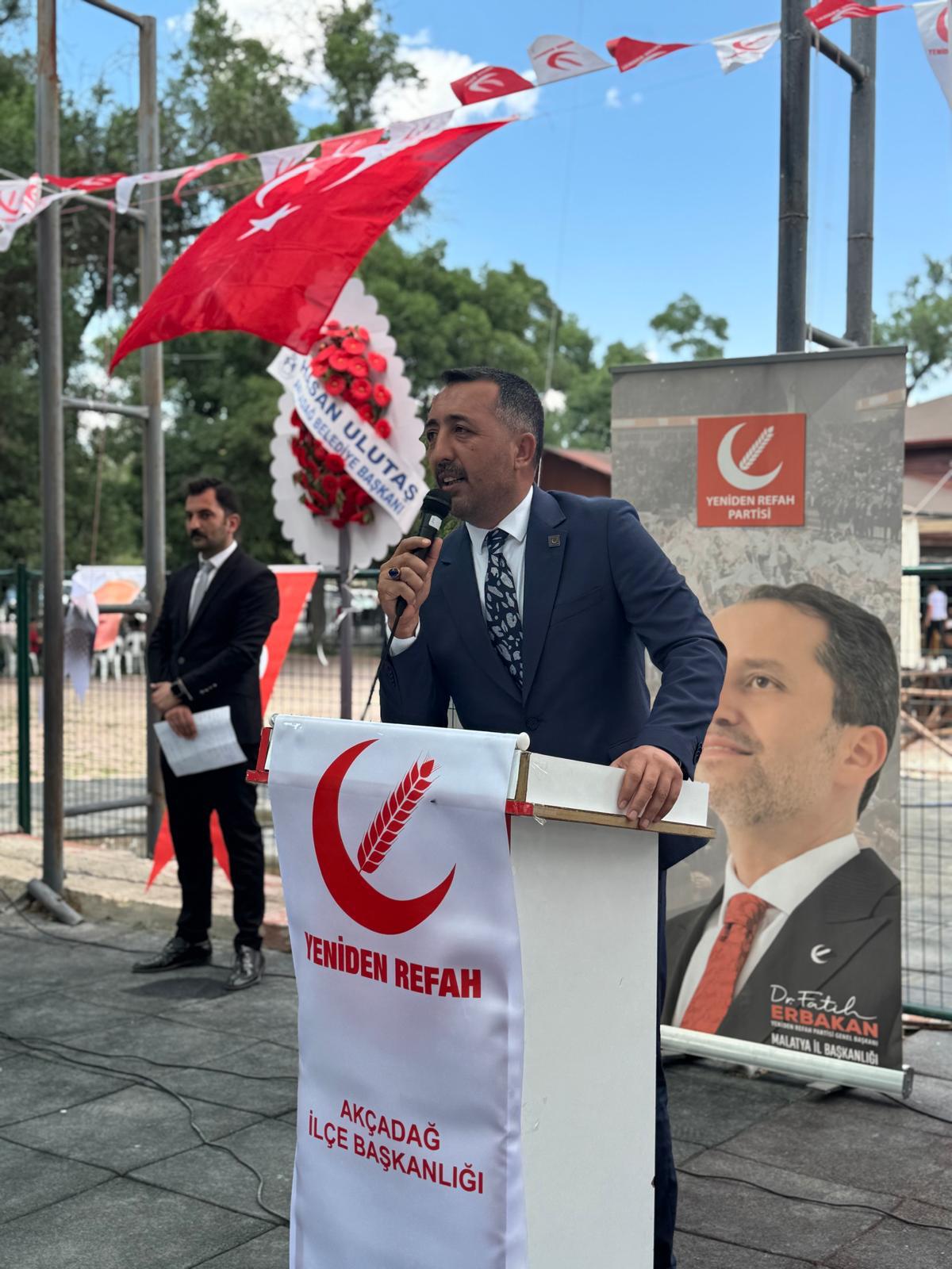 Yeniden Refah Partisi Doğanyol ve Akçadağ Kongreleri Yapıldı