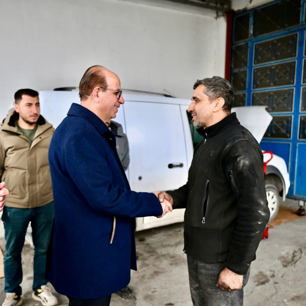 Başkan Geçit, Özsan Sanayi Sitesi Esnafının Taleplerini Dinledi