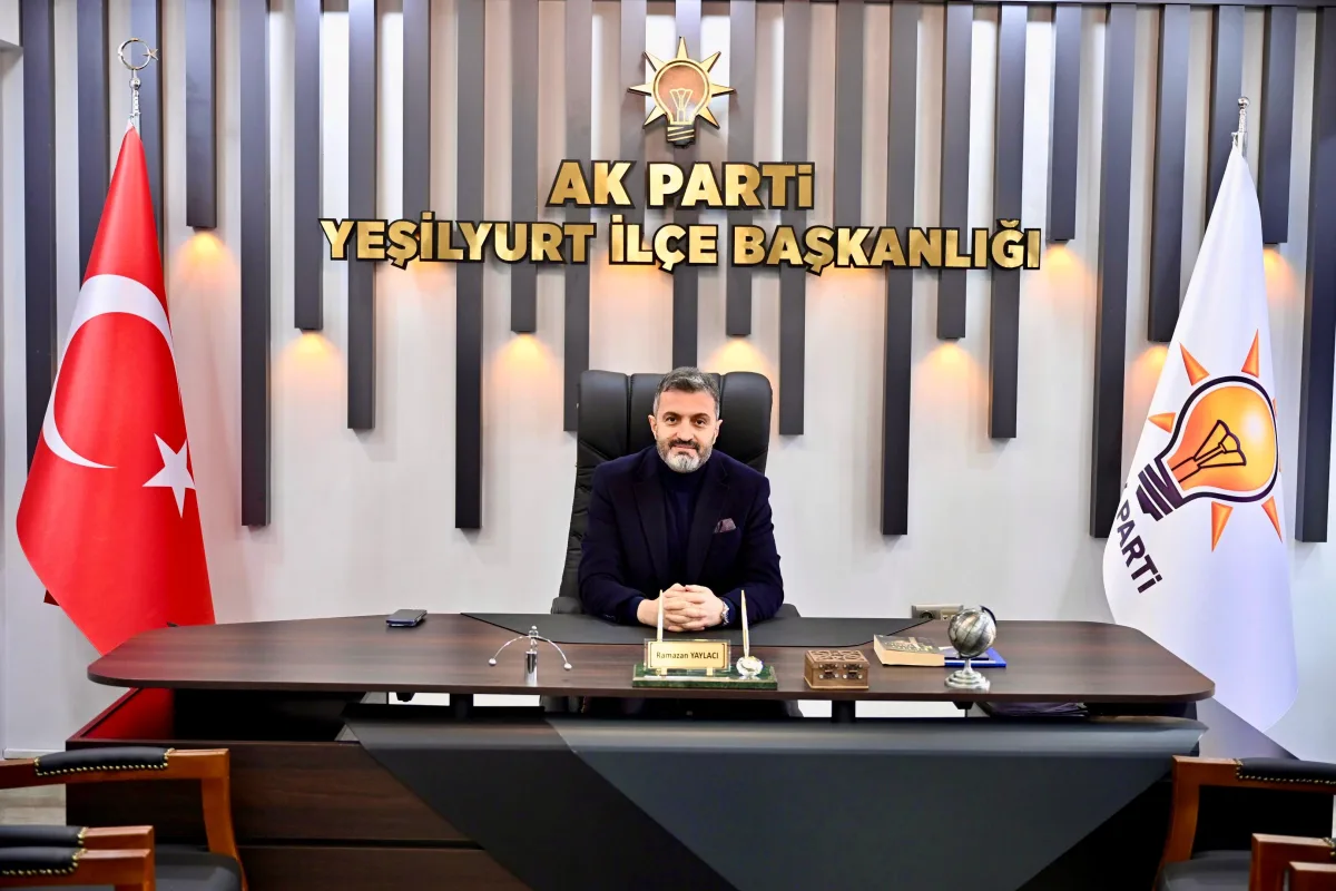 AK Parti Yeşilyurt İlçe Başkanı Sayın Ramazan Yaylacı’dan Yeni Yıl Mesajı