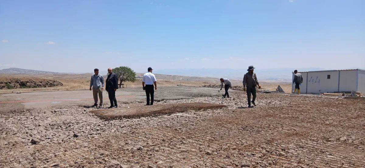 Arguvan'da Çok Amaçlı Sosyal Tesis İnşaatı Aralıksız Sürüyor