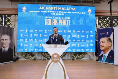 AK Parti Malatya Bayramlaşmasında Salon Doldu Taştı